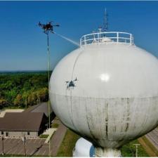 Drone Industrial Building Cleaning